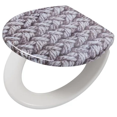 Offre Exclusive Lunettes de Toilette Tiger Knitted Duroplast