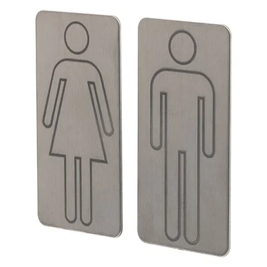 Panneau Tiger Woman & Man RVS Inox Brossé Prix Promo