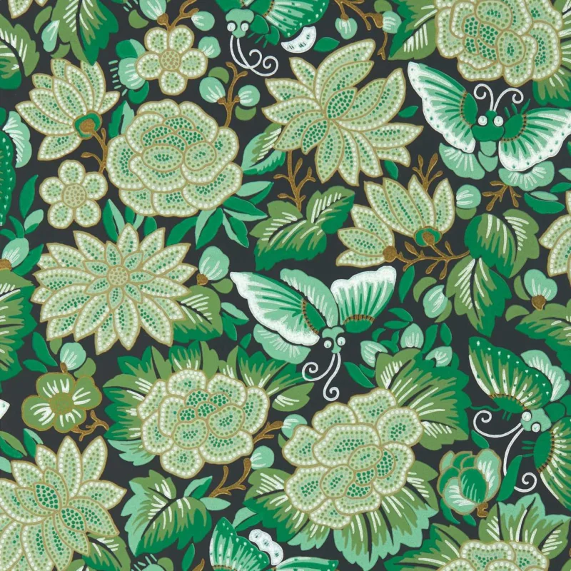 Amara Butterfly Emerald/Ink Black Haute Qualité