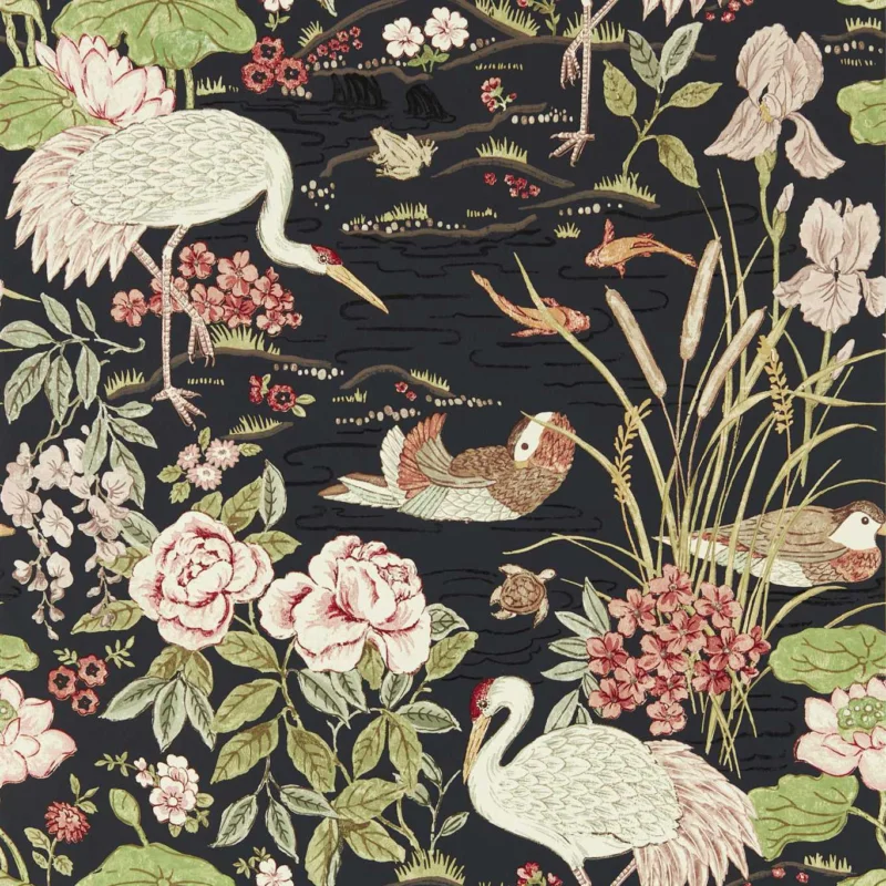 Authentique Crane & Frog Ink Black/Multi
