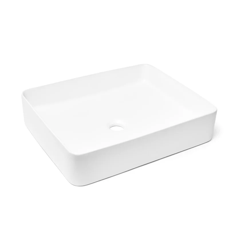 Acheter Direct Infinitio Vasque à poser 50 x 40 x 11 cm, sans trop-plein, Blanc mat (SATINF5040M)