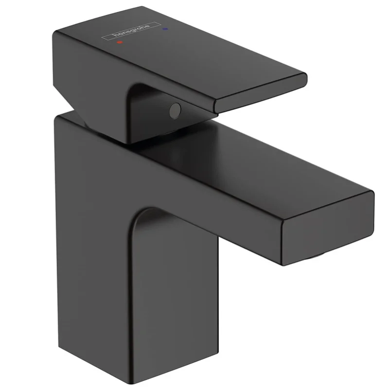 Vernis Shape Mitigeur de lavabo, avec tirette et vidage synthétique, Noir mat (71560670) Réduction