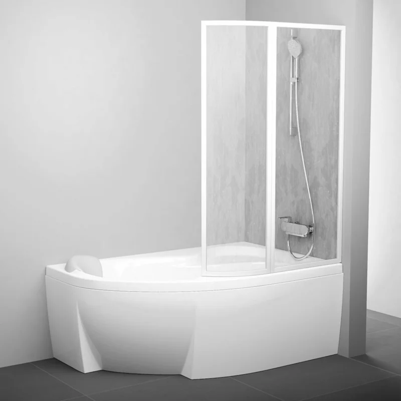 Meilleur Prix Supernova Pare-baignoire 150x170cm, 2 volets, orientation droite, Blanc (76PB010041)