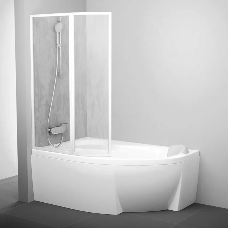 Prix Cassé Supernova Pare-baignoire 150x170cm, 2 volets, orientation gauche, Blanc (76LB010041)