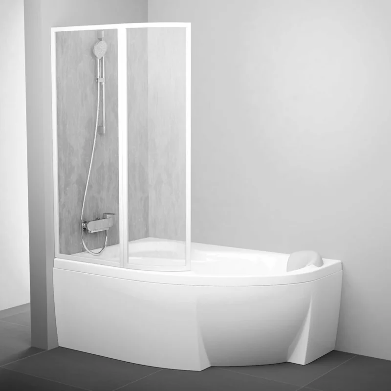 Certifié Supernova Pare baignoire 160x160cm, 2 volets, orientation gauche, Blanc (76L9010041)