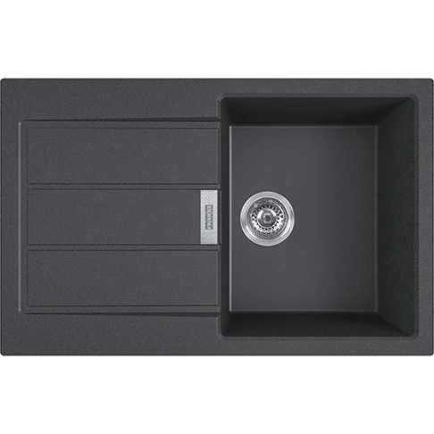 Meilleur Prix SIRIUS - 2.0 S2D 611-78 Tectonite® Evier à encastrer Noir