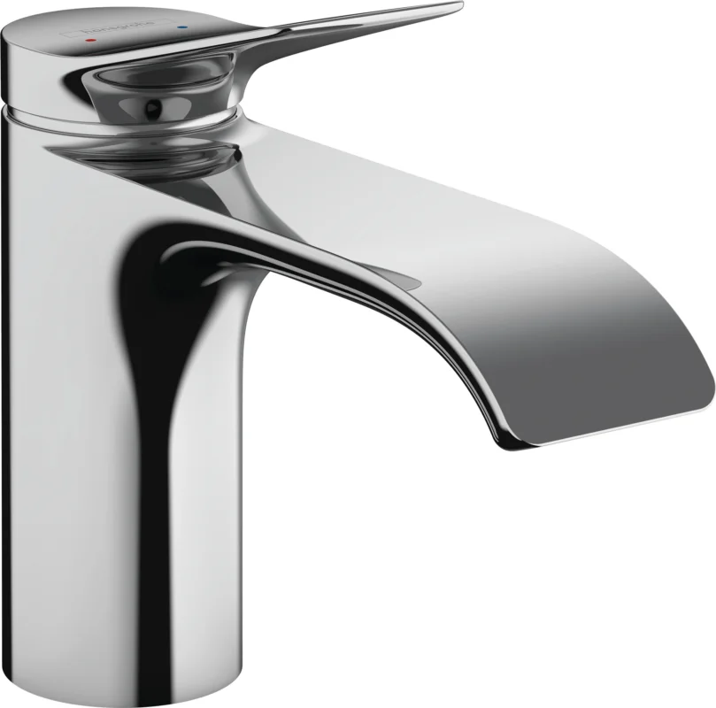 Super Prix Vivenis Mitigeur de lavabo 80 avec tirette et vidage, bec cascade, chrome