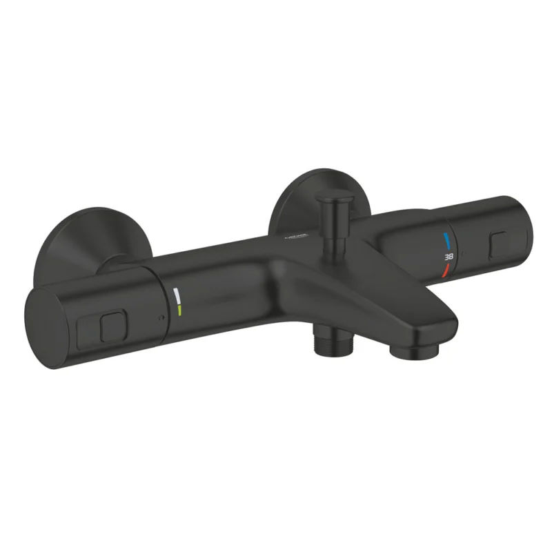 PRECISION START mitigeur bain/douche thermostatique, noir mat (345982430) Vente Flash