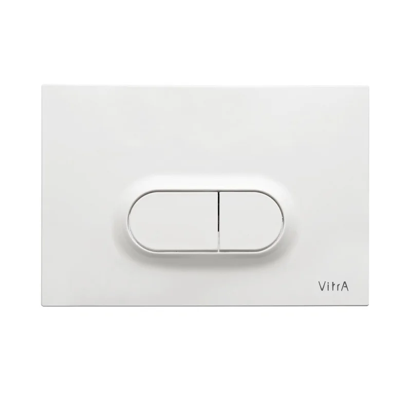 Expédition Rapide Loop O plaque de déclenchement double touche, blanc brillant (740-0500)