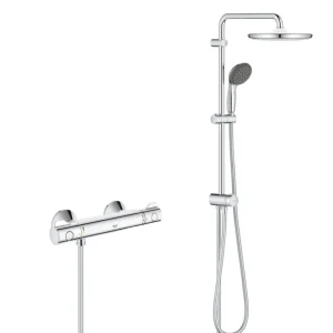 Vitalio Start System 250 Colonne de Douche + Mitigeur thermostatique Grotherm 800 (34558000-VITALIO1) Produit De Marque