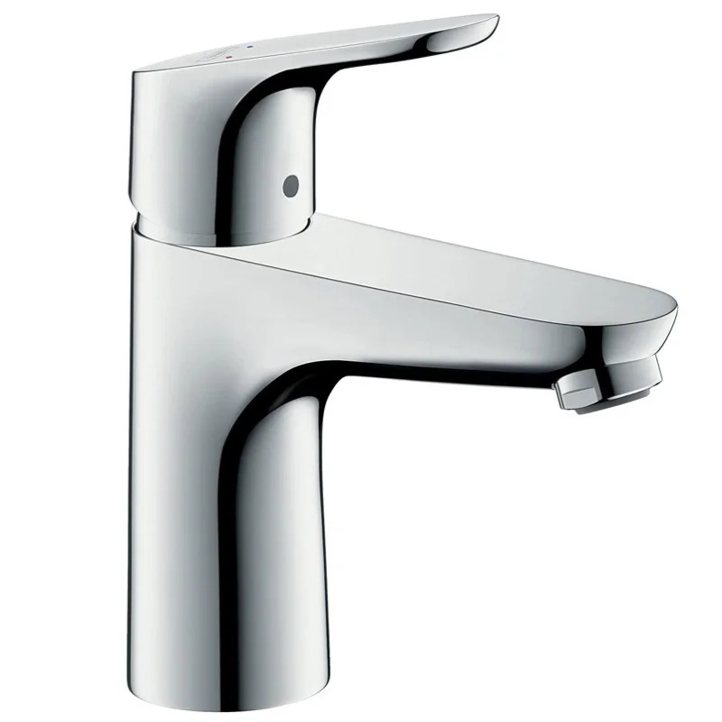 Quantité Limitée Focus 100 Mitigeur de lavabo sans tirette ni vidage bas débit, chromé (31513000)