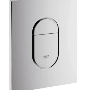 Meilleur Prix Arena Cosmopolitan Plaque de commande WC, Chrome (38844000)