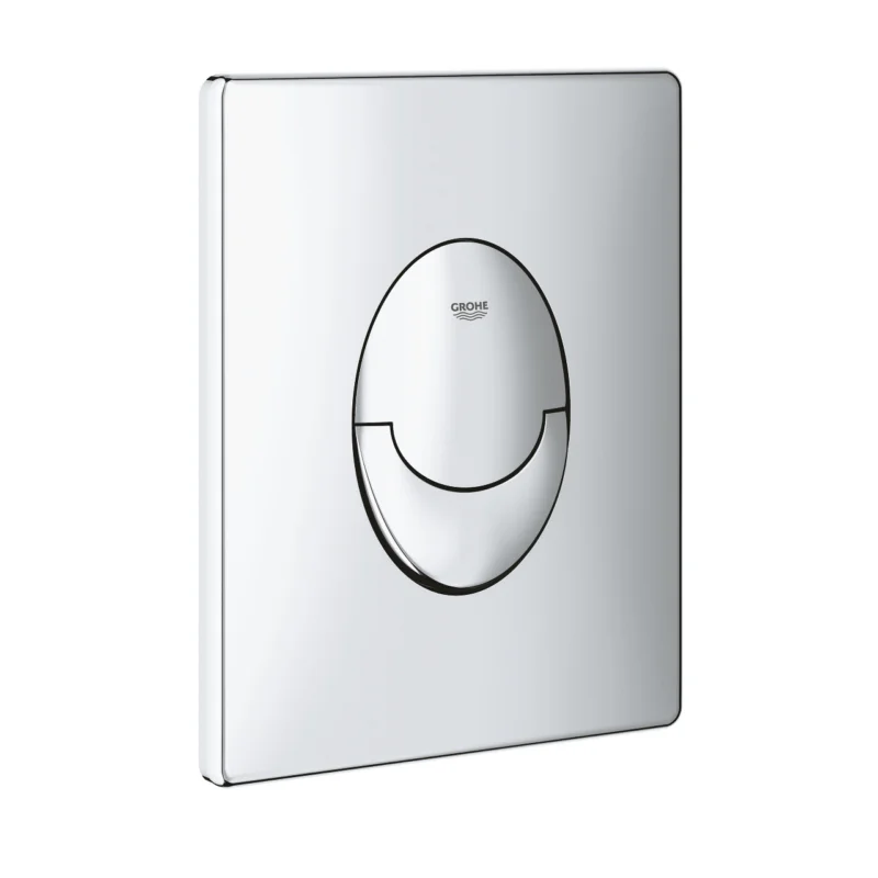 Start Plaque de commande double touche, Chrome (38964000) Soldes