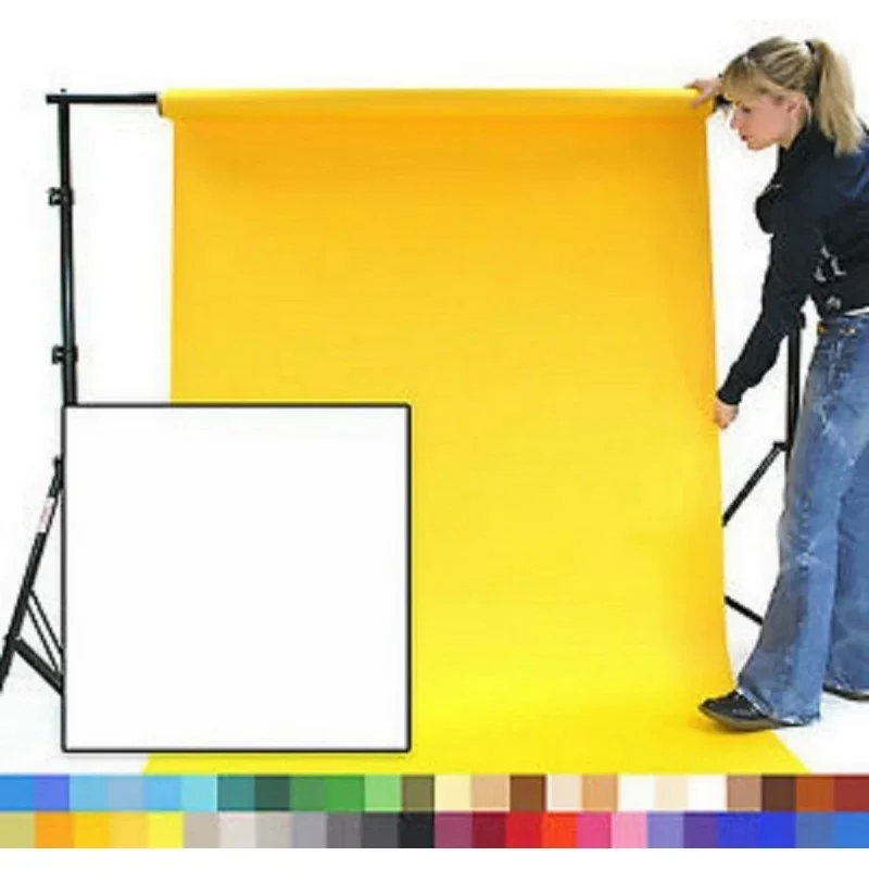 101293 - Fond studio Photo ARCTIC WHITE - 1.35MX11M Solde