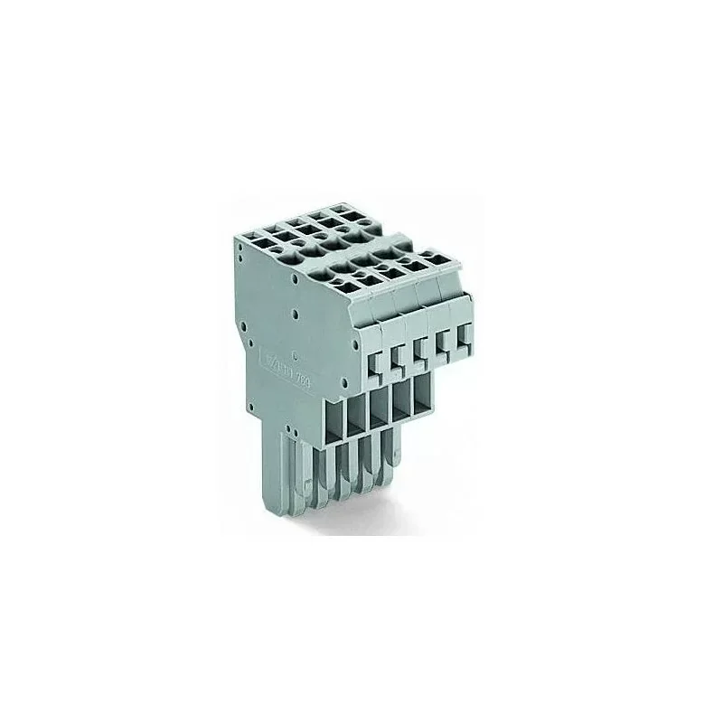 Offre Du Jour Wago 769-125 Connecteur femelle 5mm 4mm≤ ressort traction