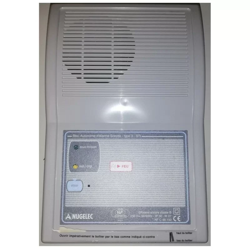 Promotion Saisonnière Nugelec NUG31197 Bloc Autonome d‘Alarme Sonore type 3 sti
