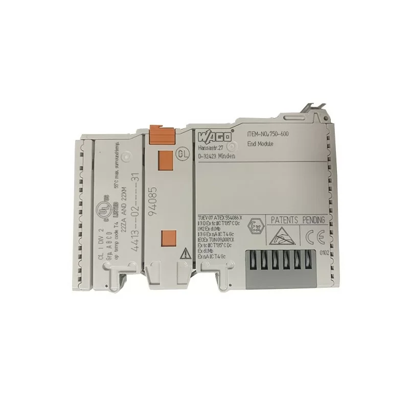 Achat Immédiat Wago 750-600 Module d‘extrémité Série 750 E/S Coupleur de bus