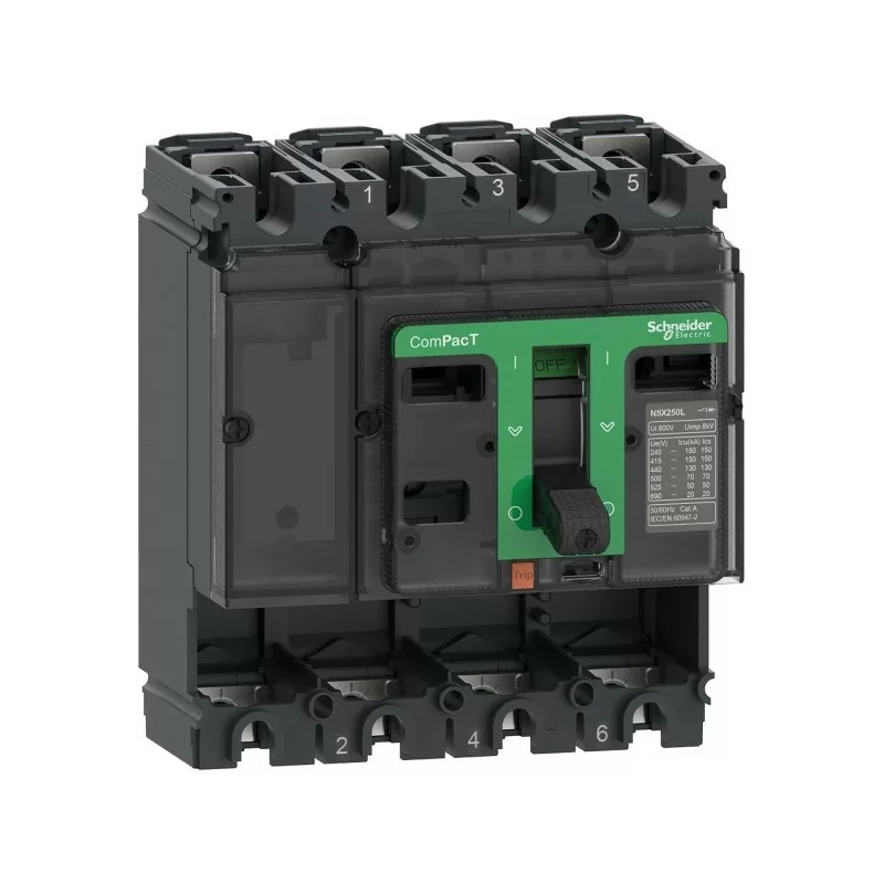 Acheter Direct Schneider C10F4 Bloc de coupure sans déclencheur Compact NSX100F 100A 4P fixe
