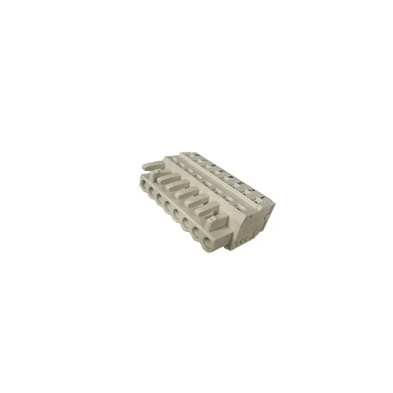 Wago 721-108/008-047 Connecteur femelle cage clamp 2,5mm≤ pas 5mm 8P gris clair Marque