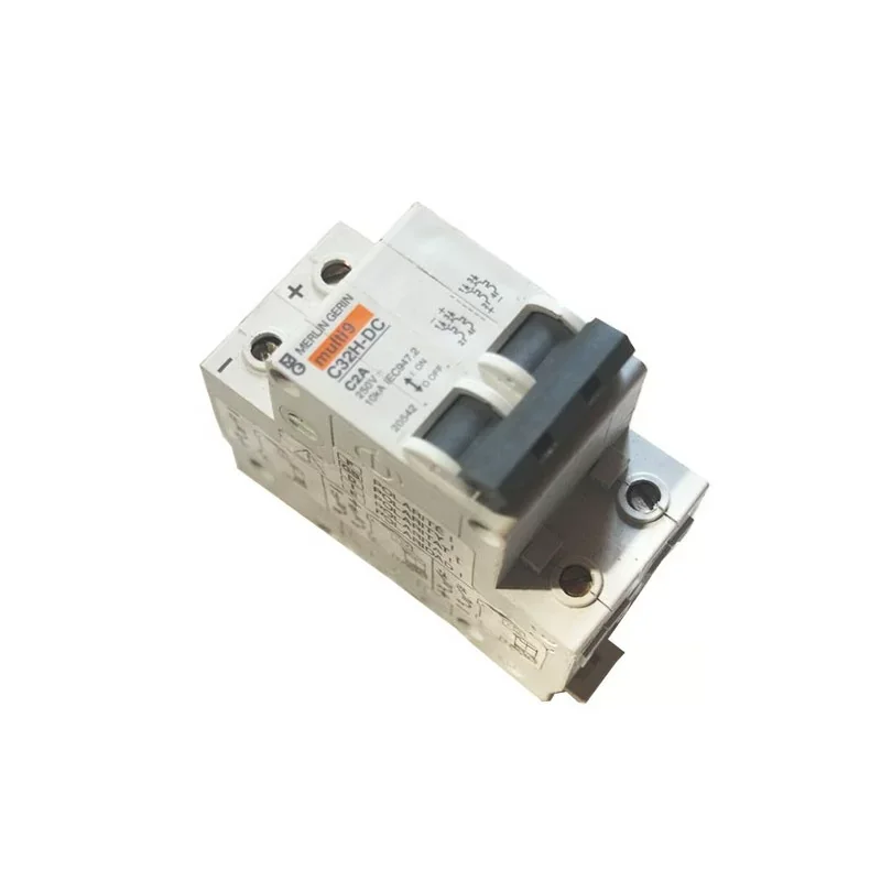 Certifié Merlin gerin 20542 Disjoncteur pour courant continu 2P 2A courbe C