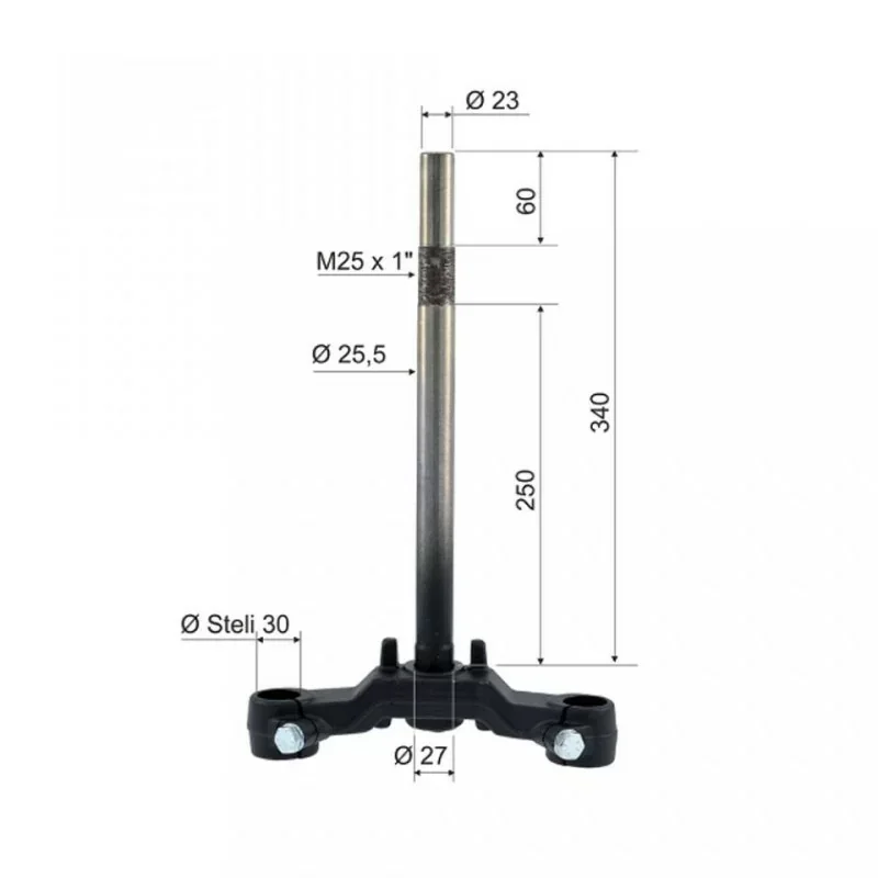 Yamaha 5BR-F3340-02 Té de fourche inférieur YQ/CW 50 99-00 Solde