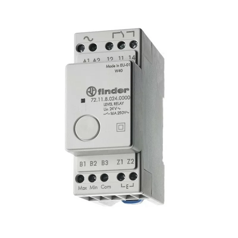 Finder 72.11.9.024.0000 Relais de contrôle de niveau 24VDC 16A Soldes