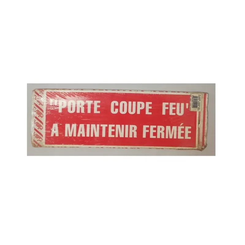 Plaque 10014052 porte coupe-feu 330x120mm Usine Directe