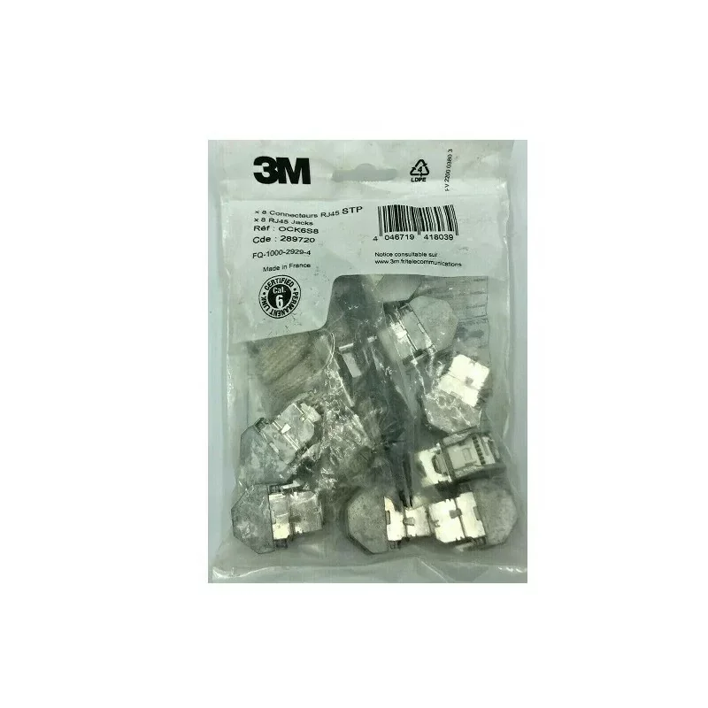 3m OCK6S8 Connecteurs (x8) RJ45 STP Achat Immédiat